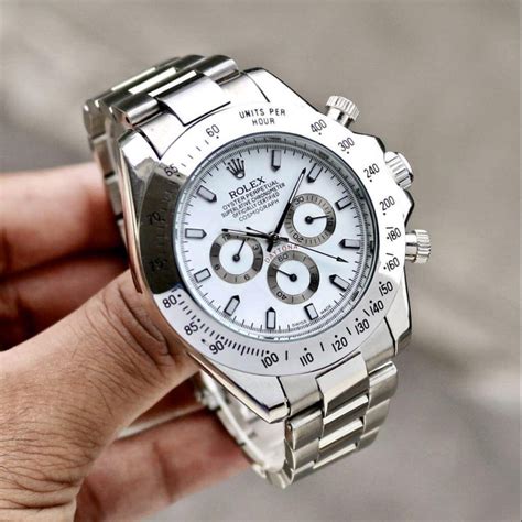 rolex silverware|rolex silver watches for men.